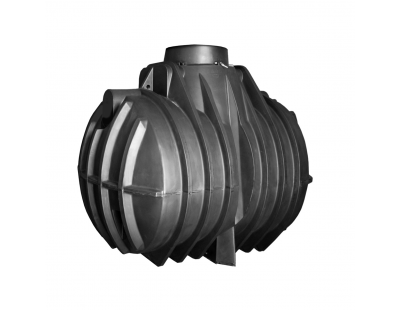 Септик однокамерный, с ребристой поверхностью подземный С3700, 3 700 л, цвет черный (АНИОН)