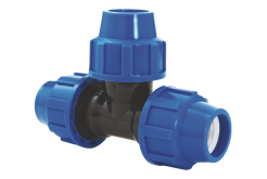 Тройник компрессионный соединительный 20*20*20 PN16 Poliext (02130010)